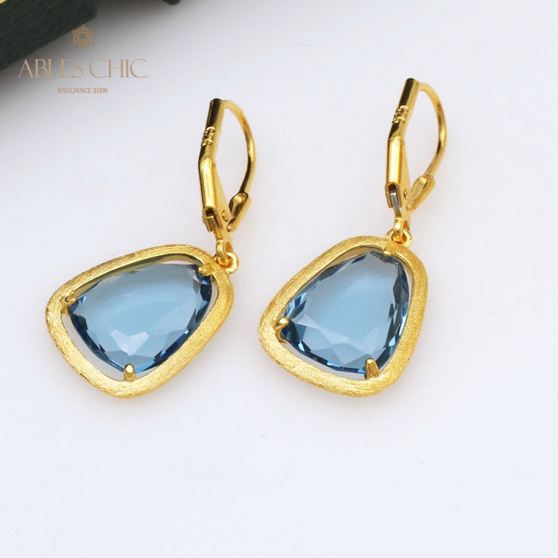 Boucles d'oreilles couleur CZ pierres précieuses C11E4S25184