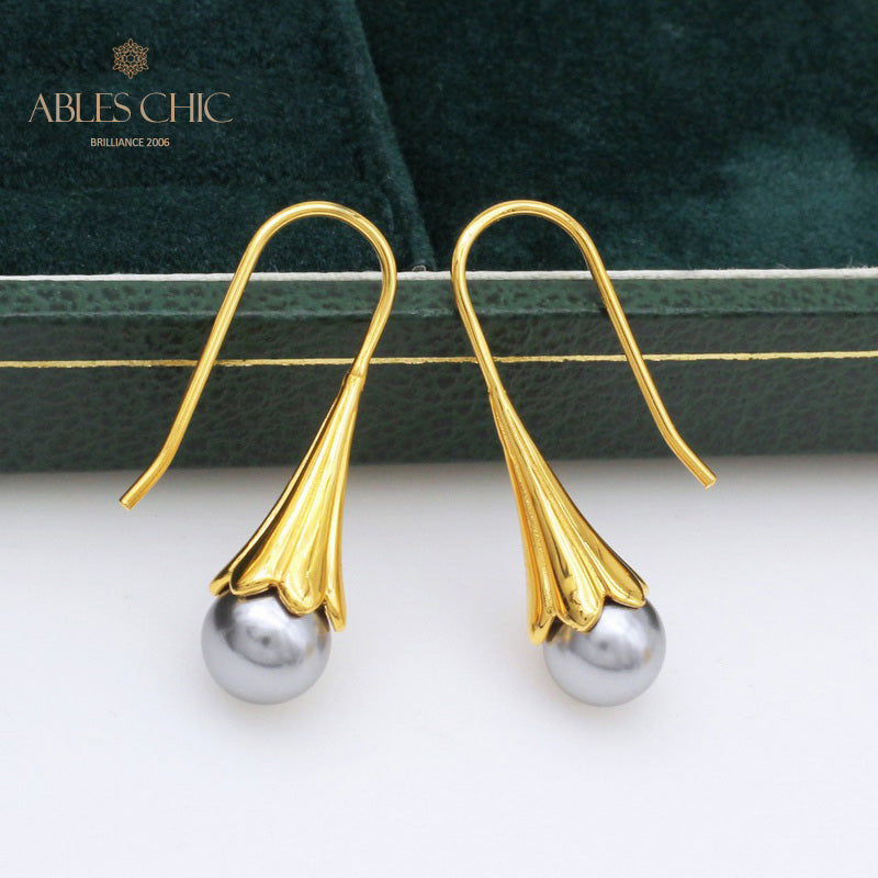 Boucles d'oreilles Crawler Pétale de Nacre 5265
