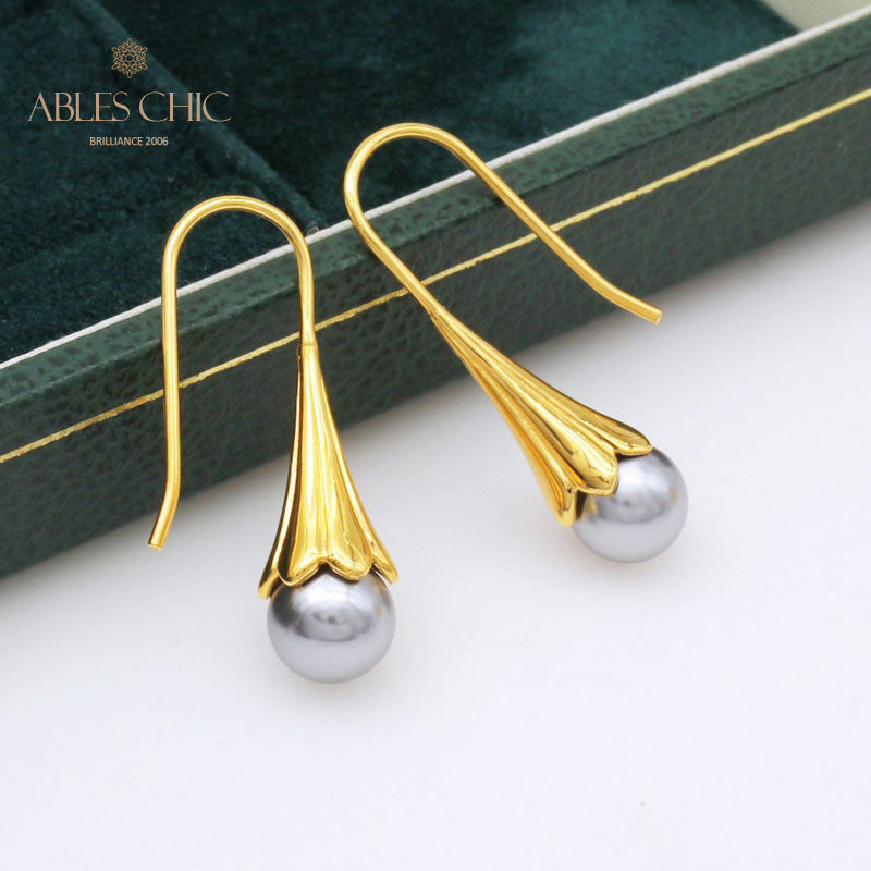 Boucles d'oreilles Crawler Pétale de Nacre 5265