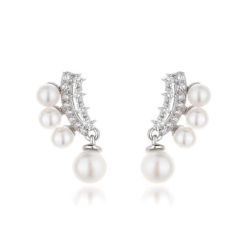 Clous de grappes florales de perles PE1037
