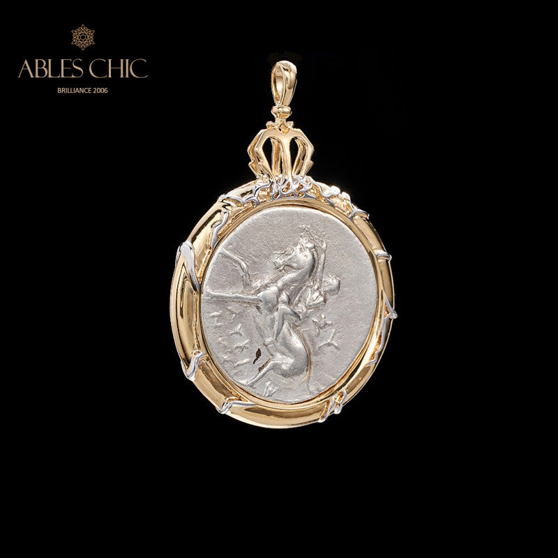 Pendentif de pièce byzantine uniquement