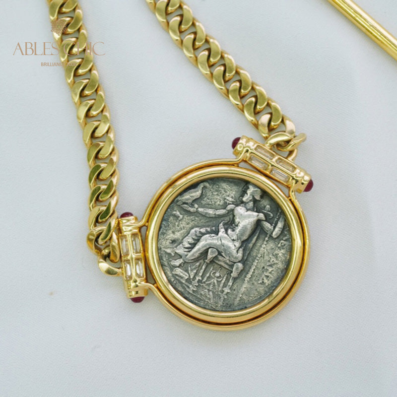 Collier médaillon byzantin Alexandra III
