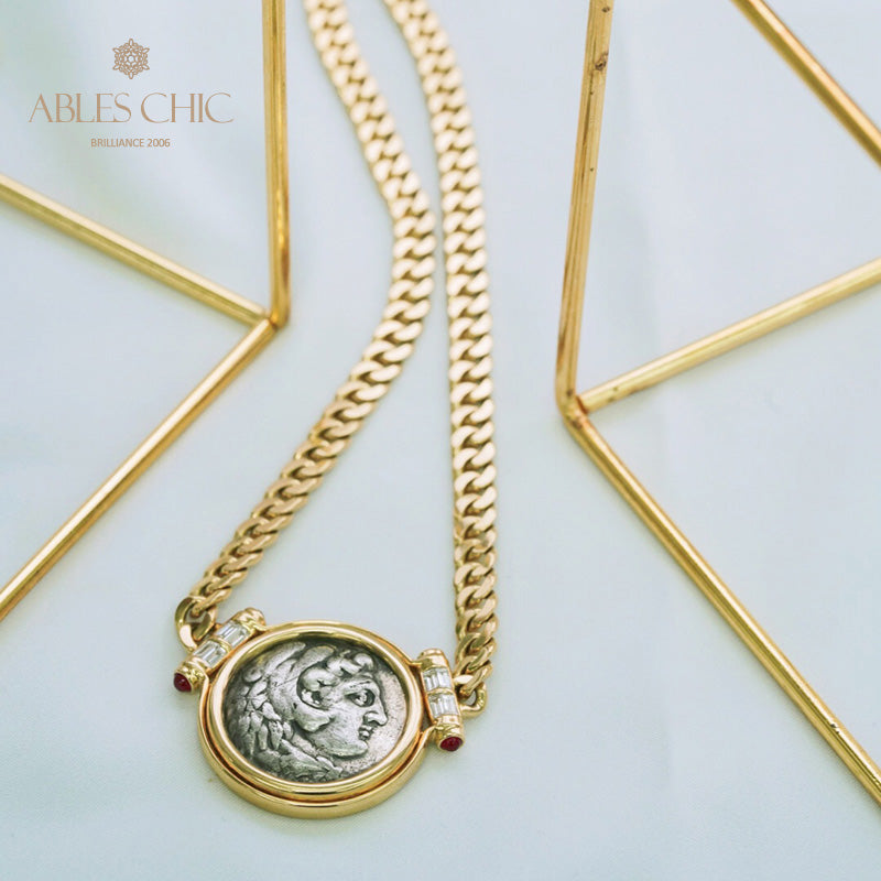 Collier médaillon byzantin Alexandra III
