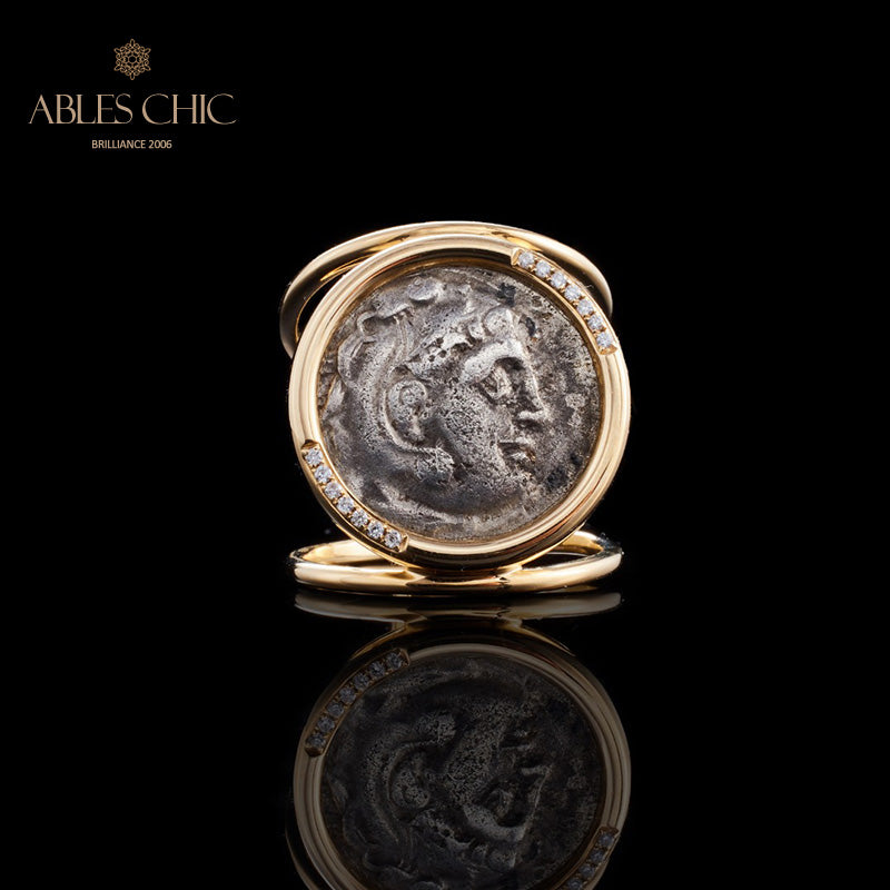 Bague Héraclès Médaillon Flip