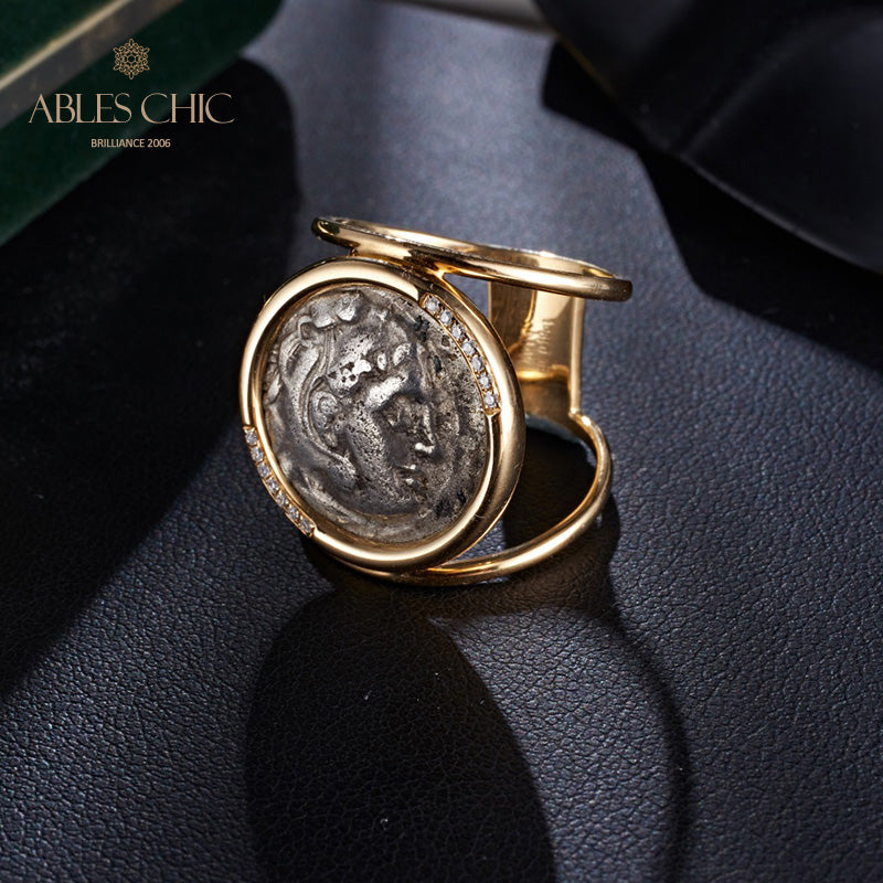 Bague Héraclès Médaillon Flip