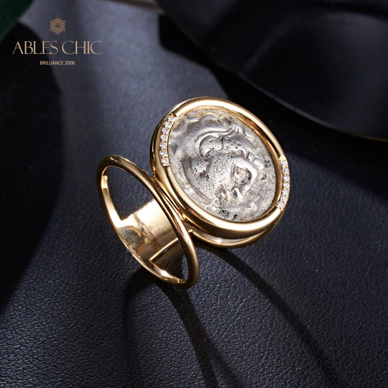 Bague Héraclès Médaillon Flip