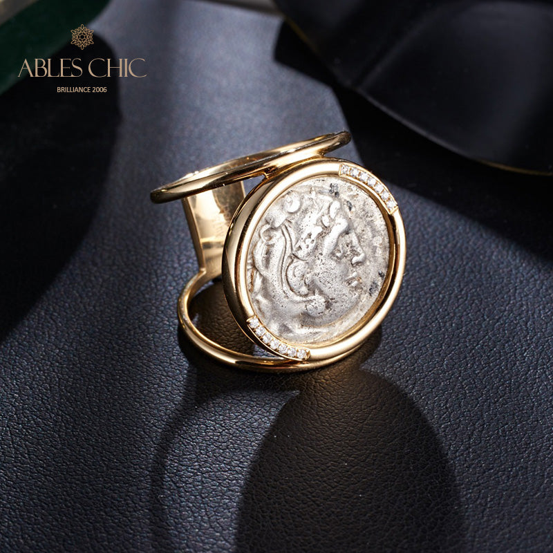 Bague Héraclès Médaillon Flip