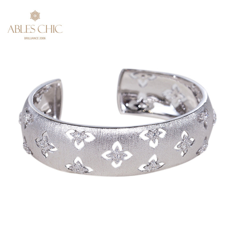 Bracelet Floral Trèfles Soyeux 5058