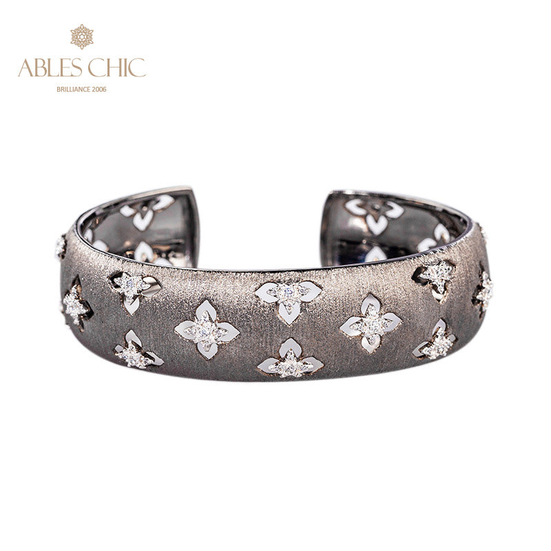 Bracelet Floral Trèfles Soyeux 5058