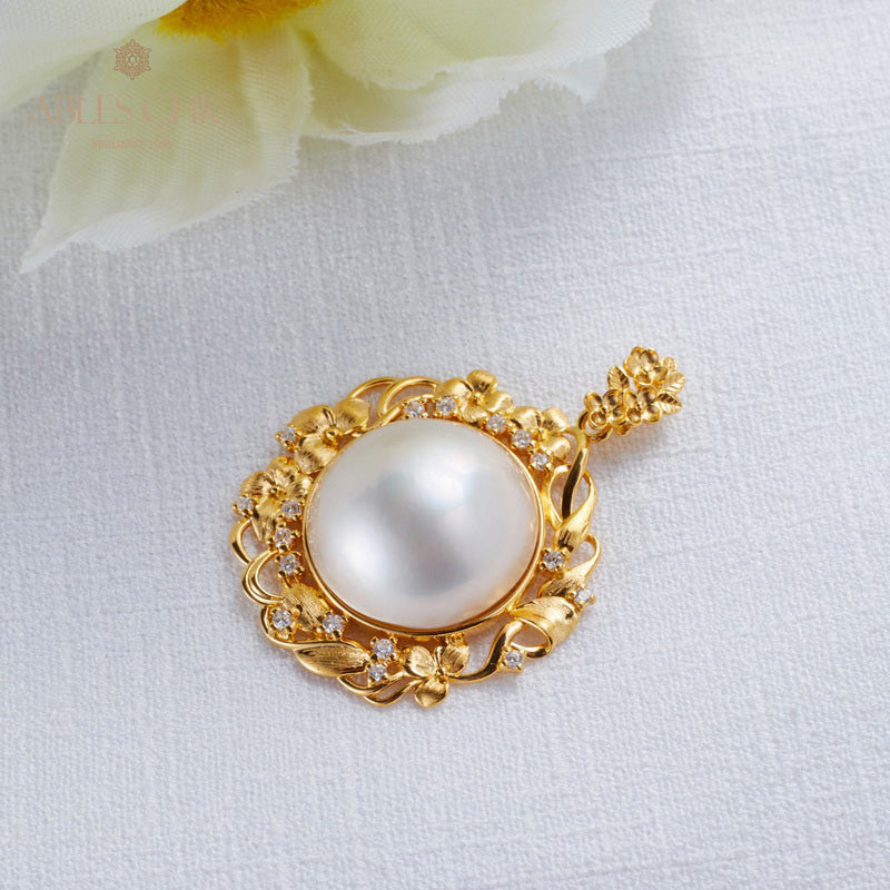 Pendentif halo guirlande de perles Mabe 5819