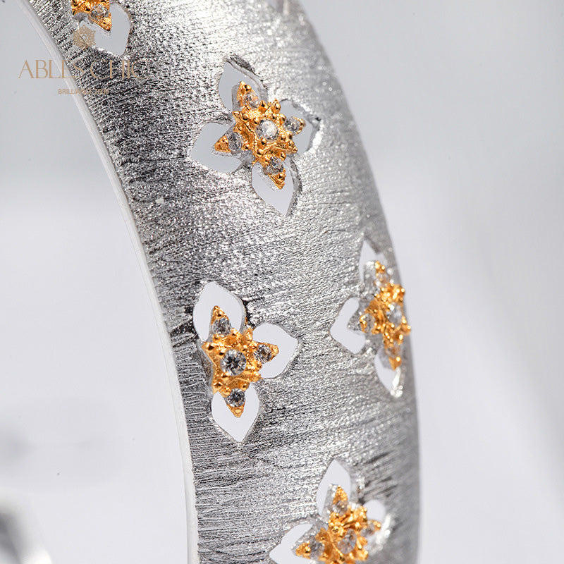 Bracelet Floral Trèfles Soyeux 5058