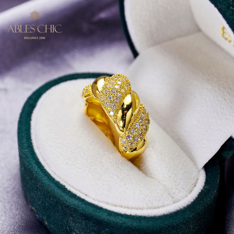 Bague Fleur Pavée Infini 5977