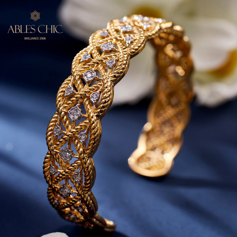 Bracelet Tressé Filigrane Infini 6012