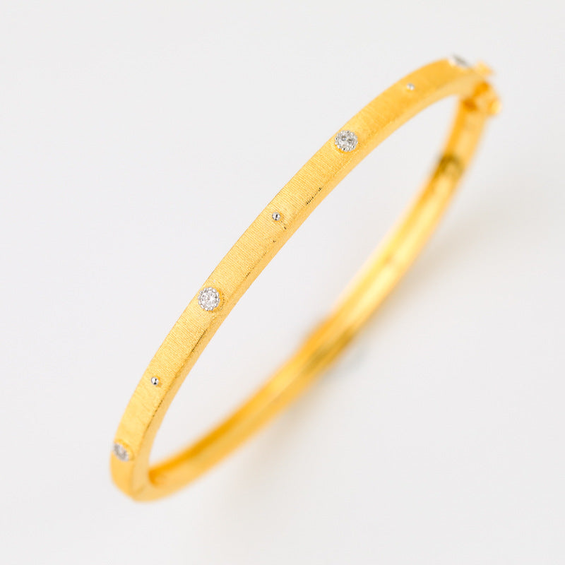Bracelet Jonc Fleurs En Tissu 5680