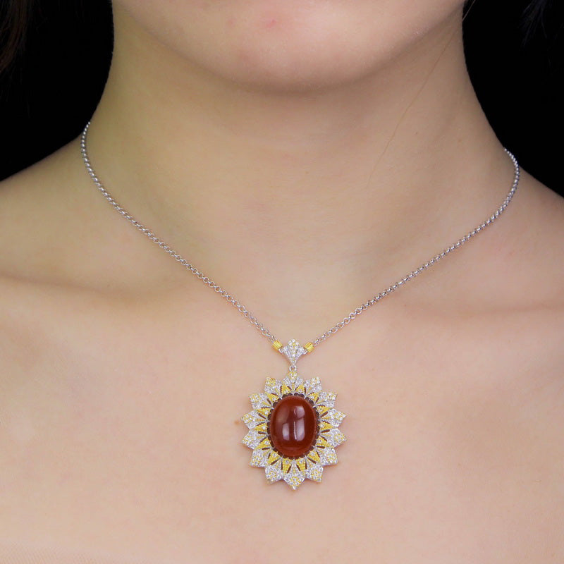 Collier ajouré de tempérament royal 5357