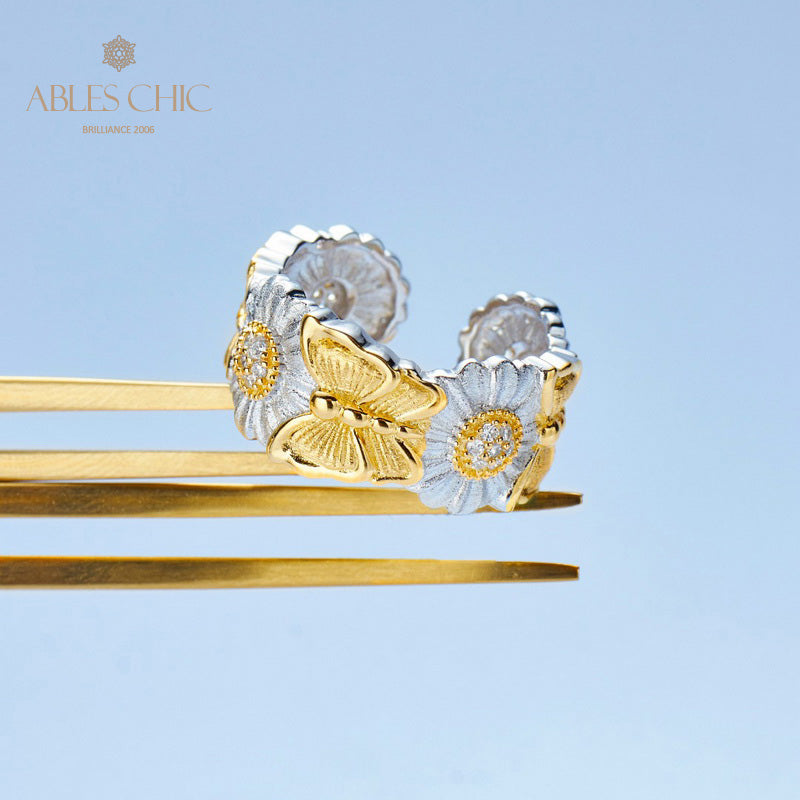 Bague Fleur de Marguerite Papillon 5931