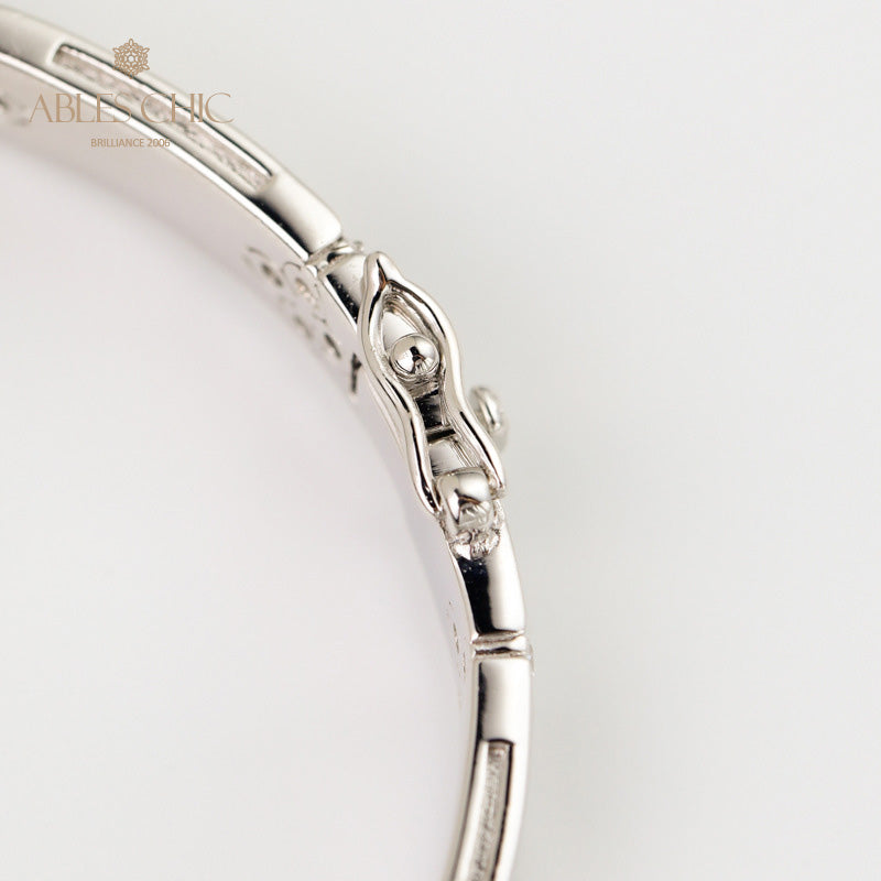 Bracelet trèfles hautement polis 203707
