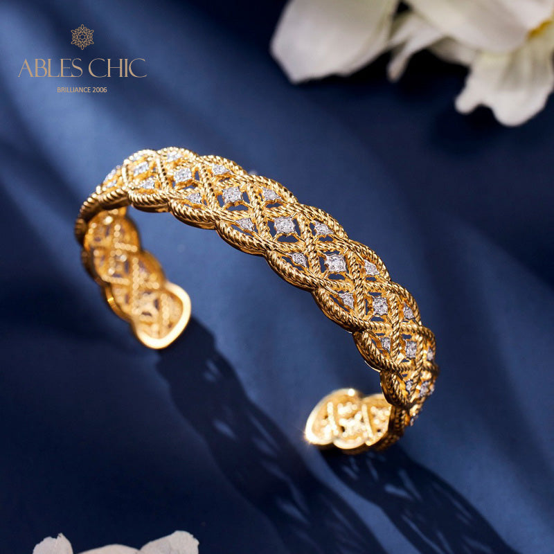 Bracelet Tressé Filigrane Infini 6012