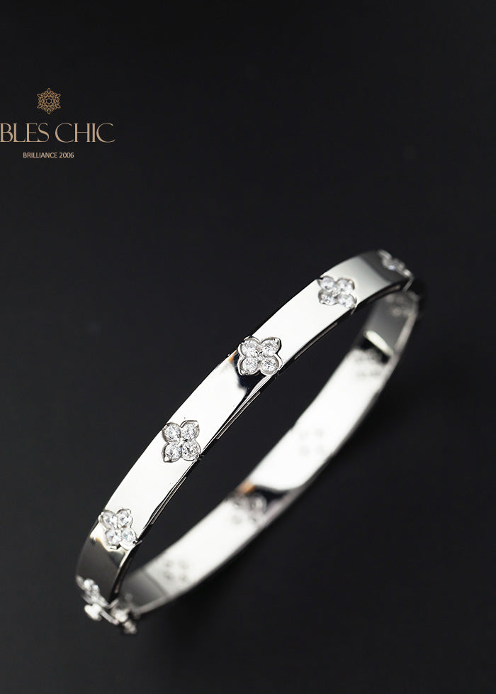 Bracelet trèfles hautement polis 203707
