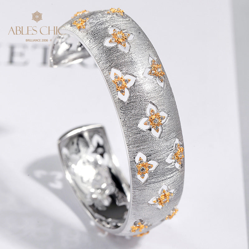 Bracelet Floral Trèfles Soyeux 5058