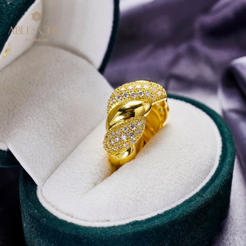Bague Fleur Pavée Infini 5977