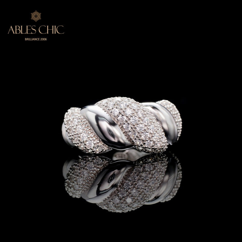 Bague Fleur Pavée Infini 5977