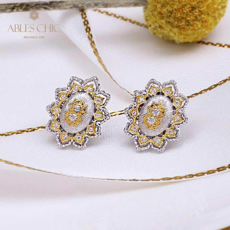 Boucles d'oreilles fleurs Fretwork Blossoms 5262