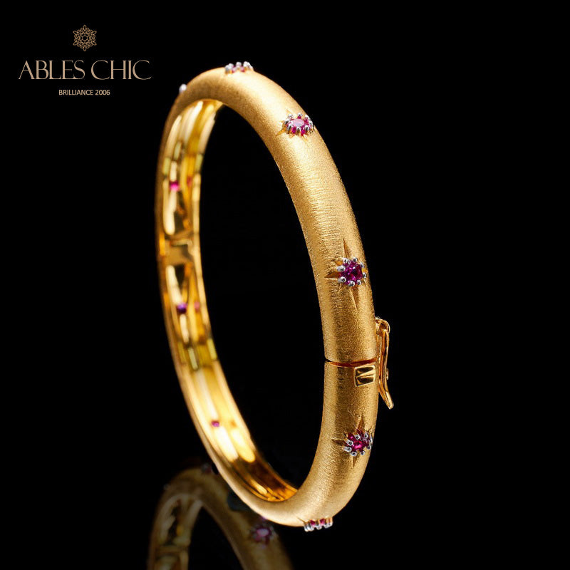 Bracelet Rubis Ajouré Étoilé 5711