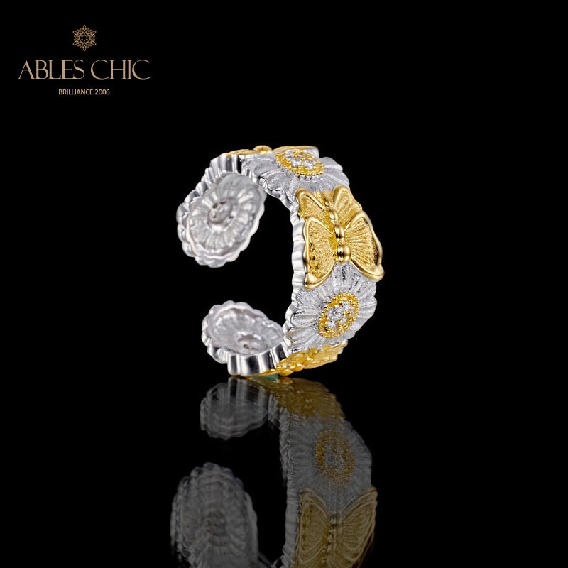 Bague Fleur de Marguerite Papillon 5931