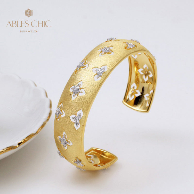 Bracelet Floral Trèfles Soyeux 5058