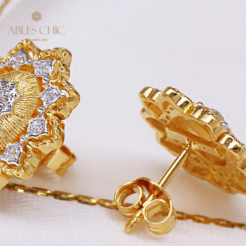 Boucles d'oreilles fleurs Fretwork Blossoms 5262