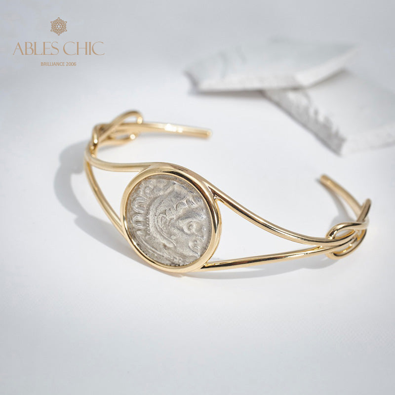 Bracelet grec Heracles Lira Coins
