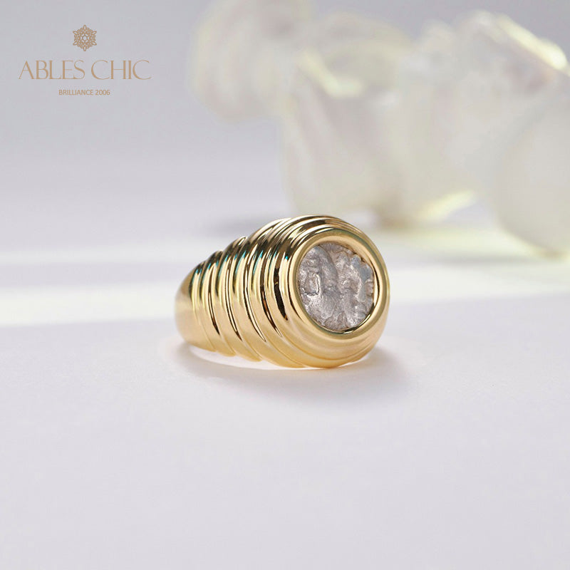 Bague pièce de monnaie Istrus Moesia Didrachme