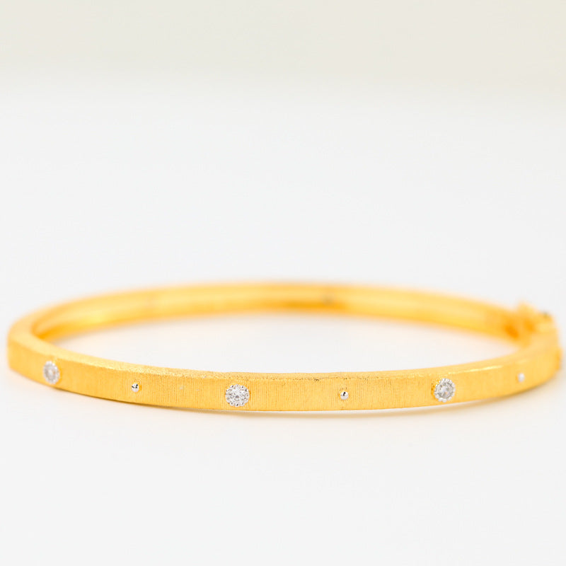 Bracelet Jonc Fleurs En Tissu 5680