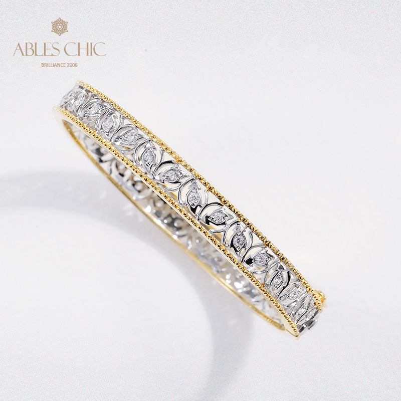 Bracelet Zircon Filigrane Floral 5021