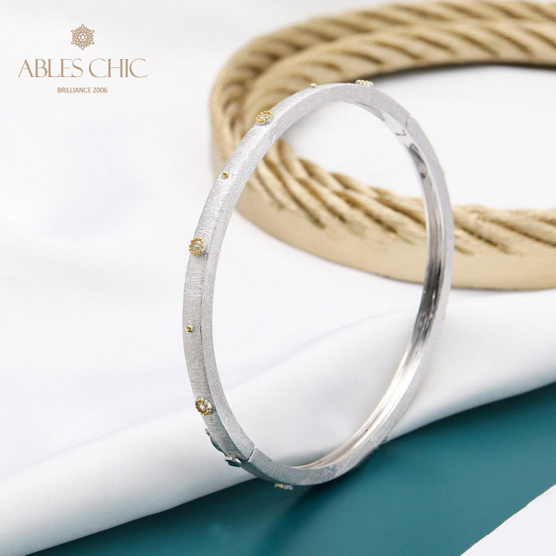 Bracelet Jonc Fleurs En Tissu 5680