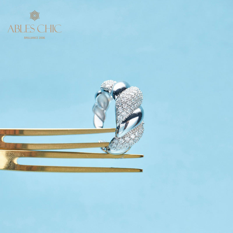 Bague Fleur Pavée Infini 5977