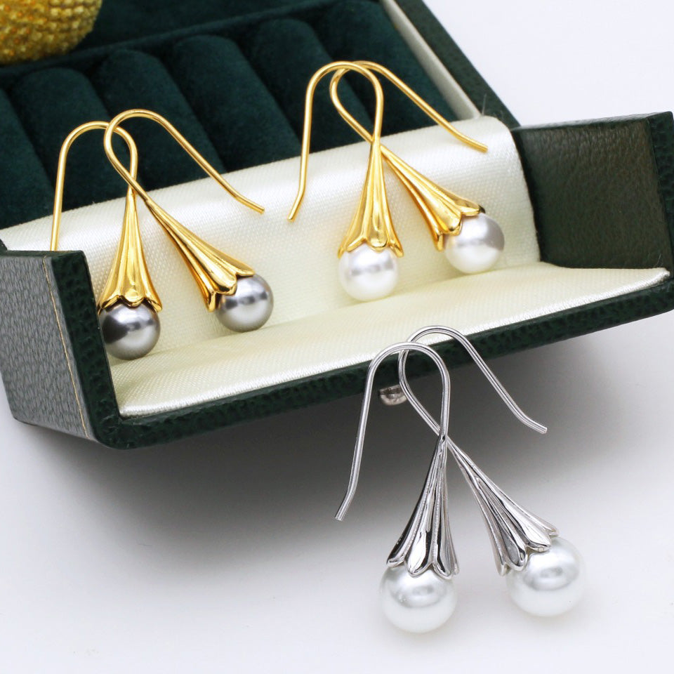 Boucles d'oreilles Crawler Pétale de Nacre 5265