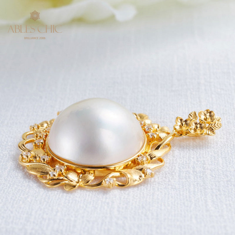 Pendentif halo guirlande de perles Mabe 5819