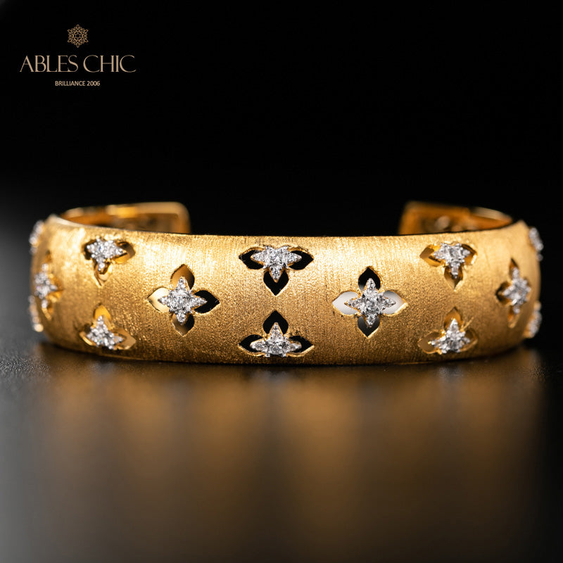 Bracelet Floral Trèfles Soyeux 5058