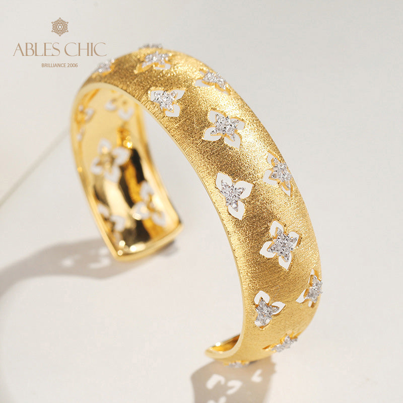 Bracelet Floral Trèfles Soyeux 5058