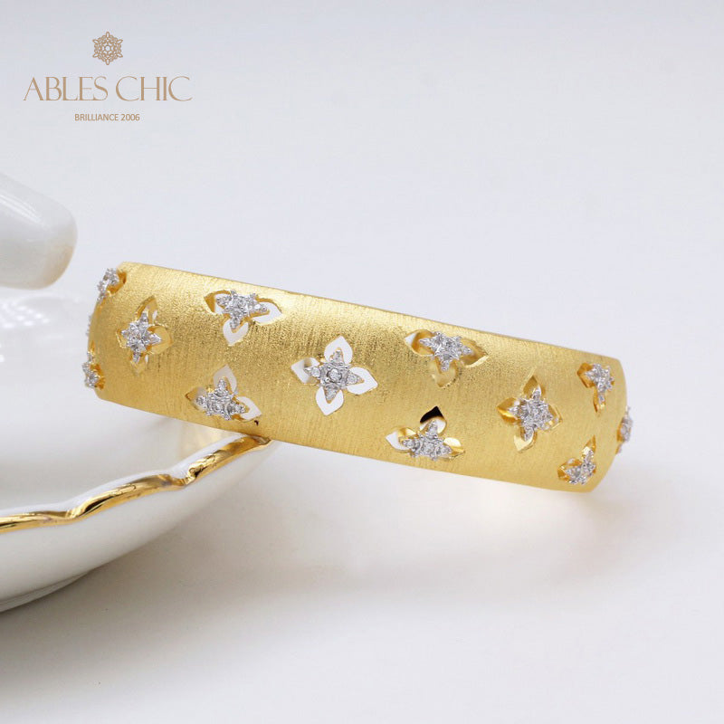 Bracelet Floral Trèfles Soyeux 5058