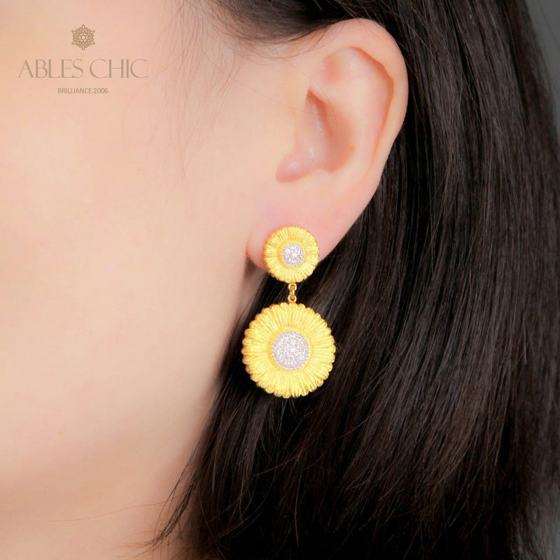 Boucles d'oreilles florales Daisy Chandelier 5300