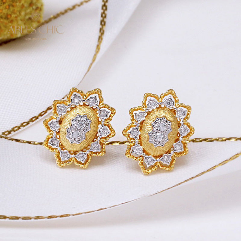 Boucles d'oreilles fleurs Fretwork Blossoms 5262