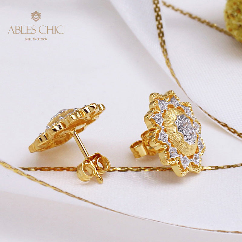 Boucles d'oreilles fleurs Fretwork Blossoms 5262