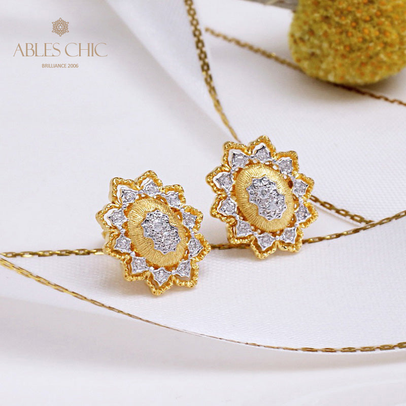 Boucles d'oreilles fleurs Fretwork Blossoms 5262