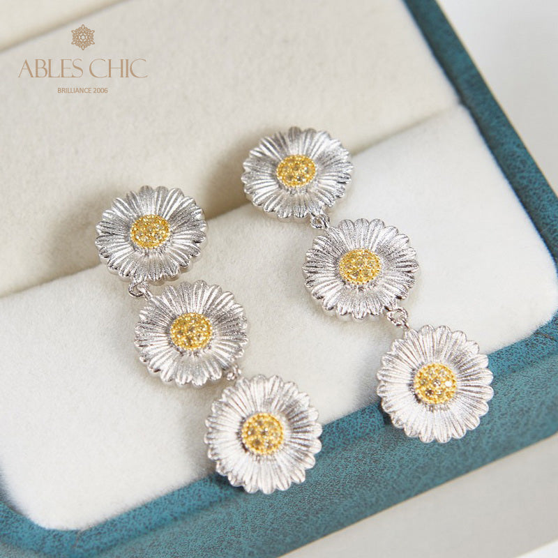 Boucles d'oreilles soyeuses Daisy Chandelier 6134