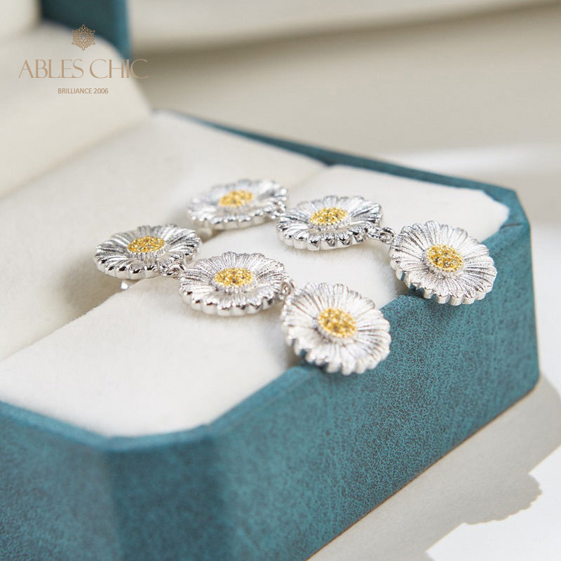 Boucles d'oreilles soyeuses Daisy Chandelier 6134