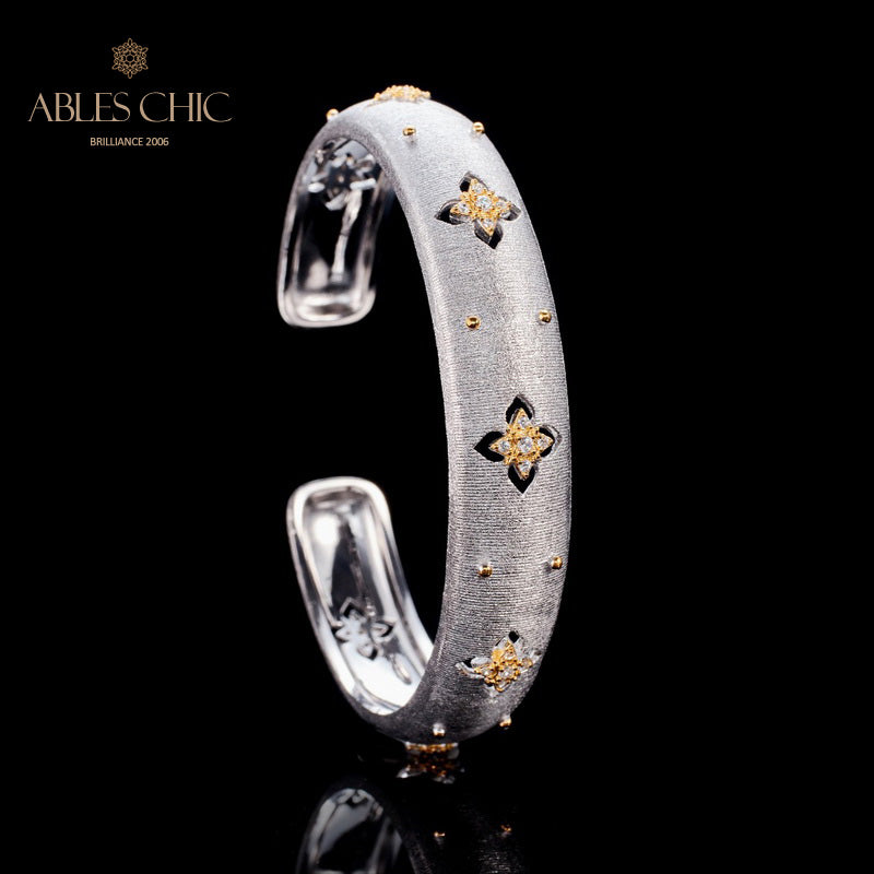 Bracelet Trèfles Soyeux 6105