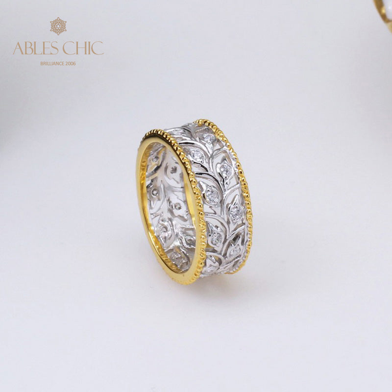 Bague florale bouton de rose 5020